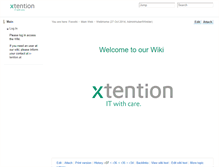 Tablet Screenshot of partner.x-tention.at